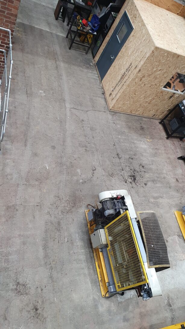 Industrial unit floor works