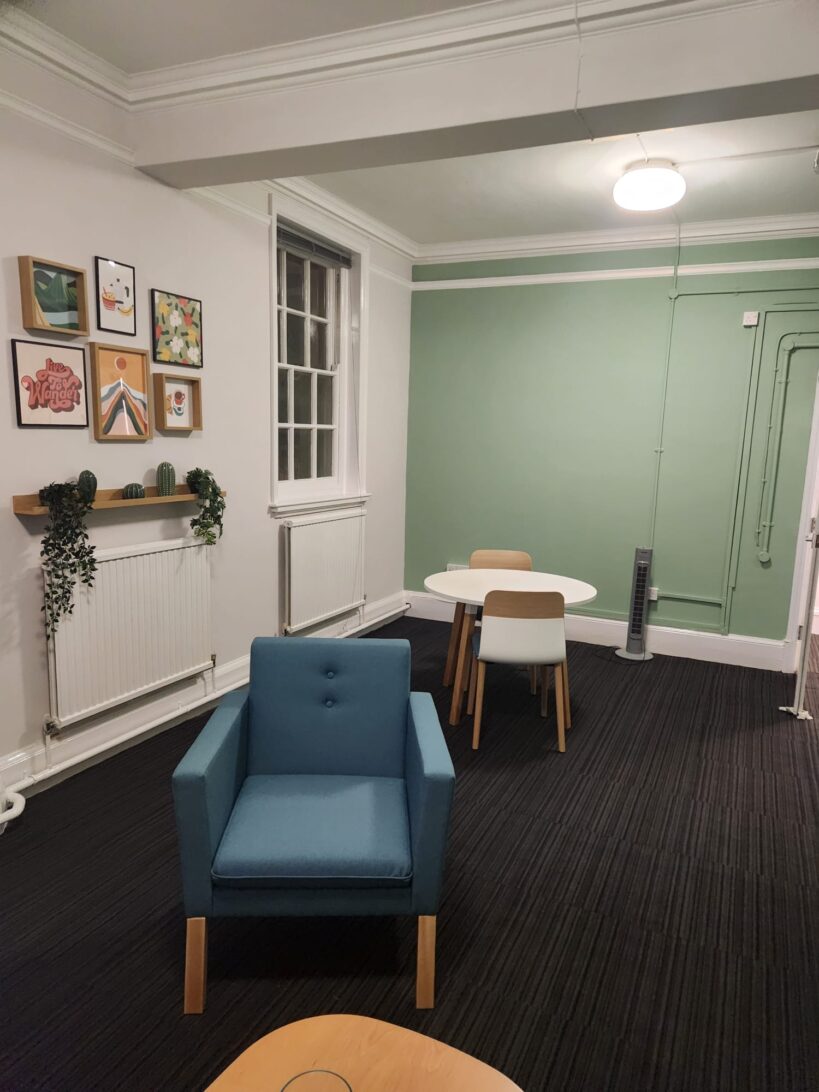 Refurbished commercial communal room