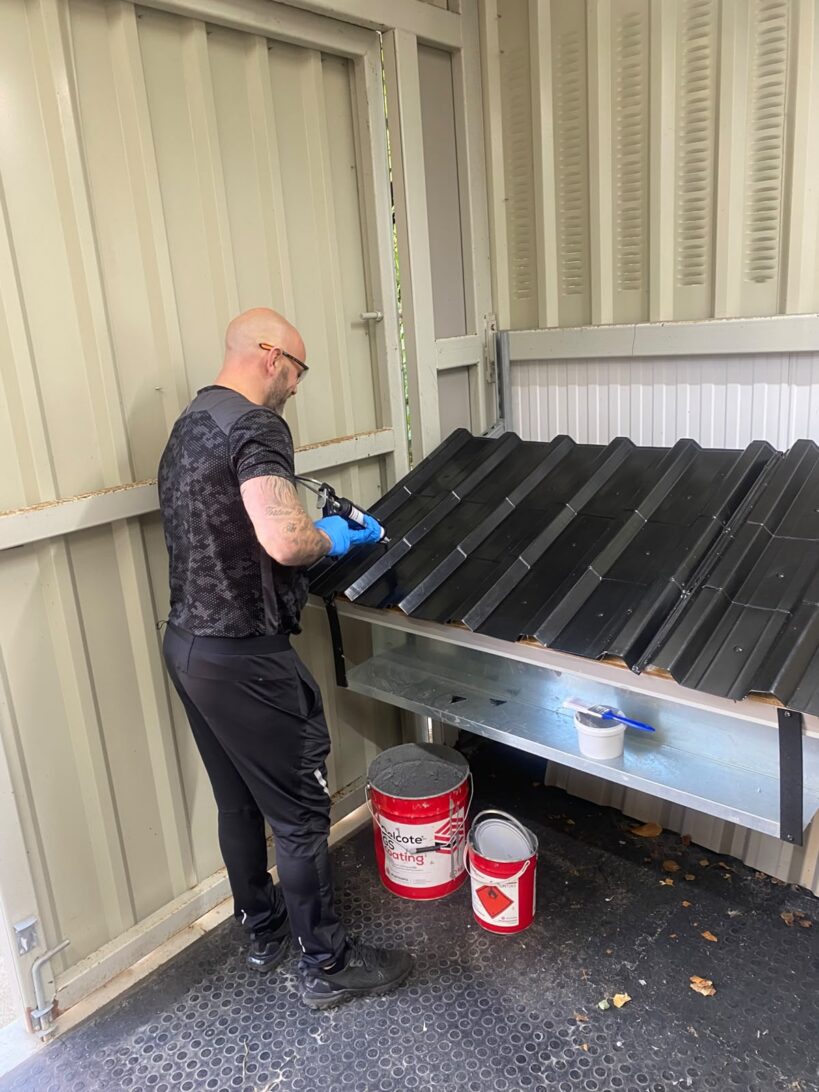 HD Sharman roof coating training