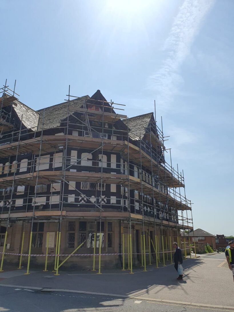 Period building exterior refurbishment