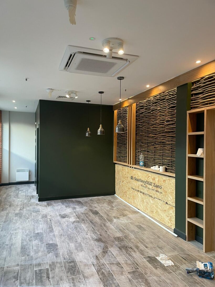 Interior decorating with feature walls