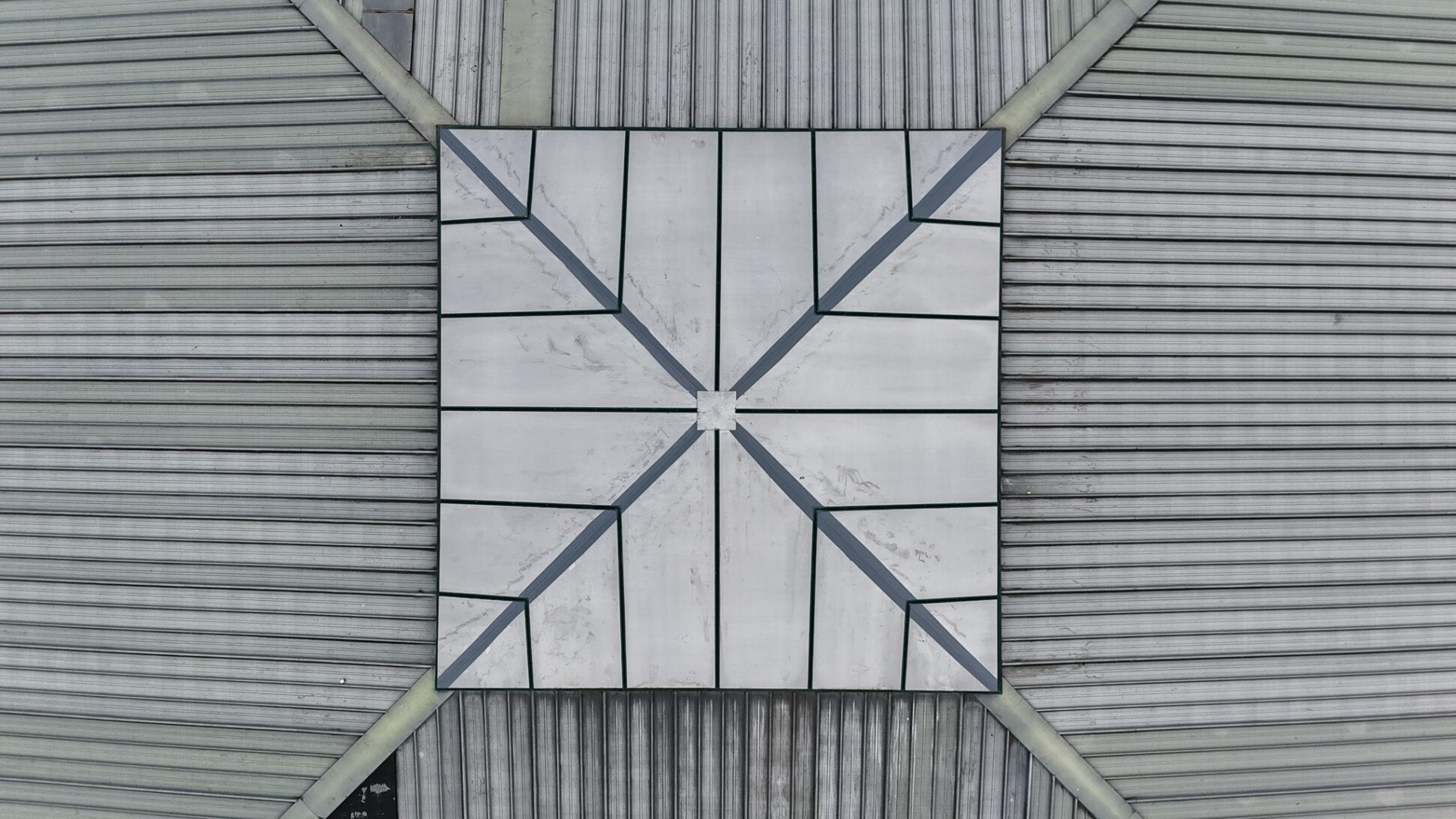 Roof lantern after coating